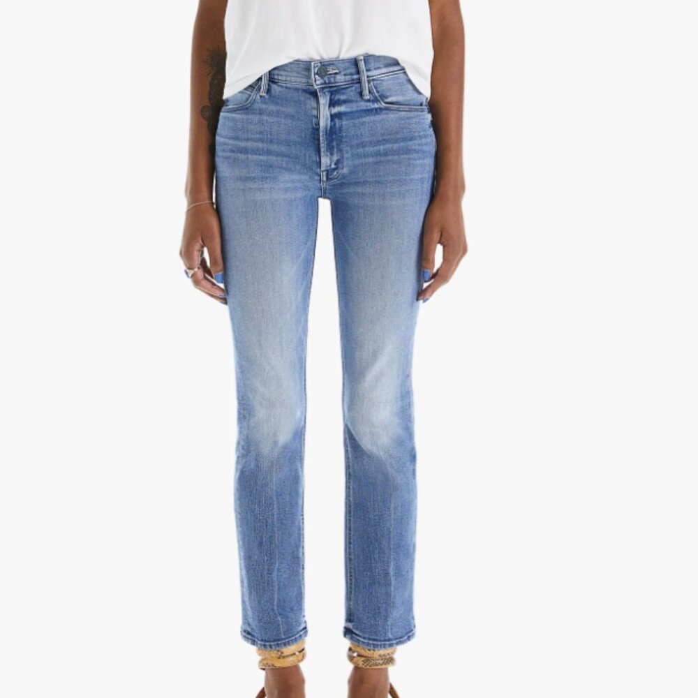 Mother the mid rise dazzler jeans size 25